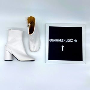 WHITE TABI BOOTS